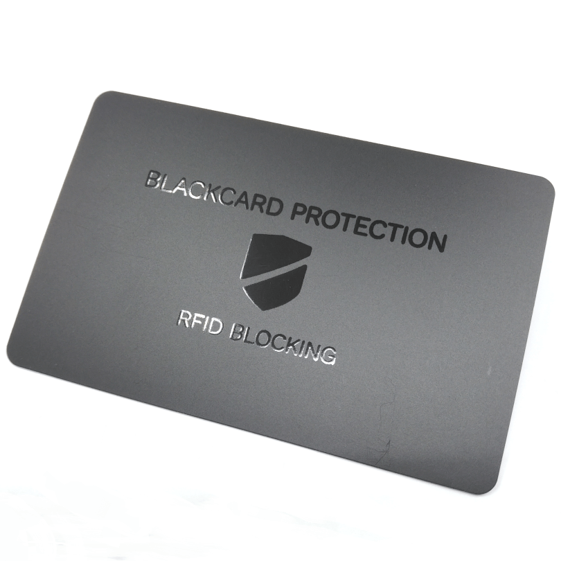 PRINT-IN-PLACE NFC & RFID BLOCKER CARD (100% PROTECTION TESTED) by