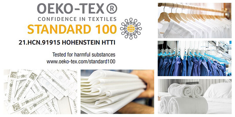 HUAYUAN UHF Laundry Tags Obtained OEKO-TEX® Standard 100 Certificate